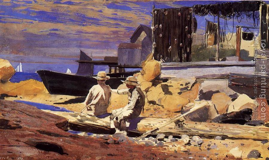 Winslow Homer : Waiting for the Boats